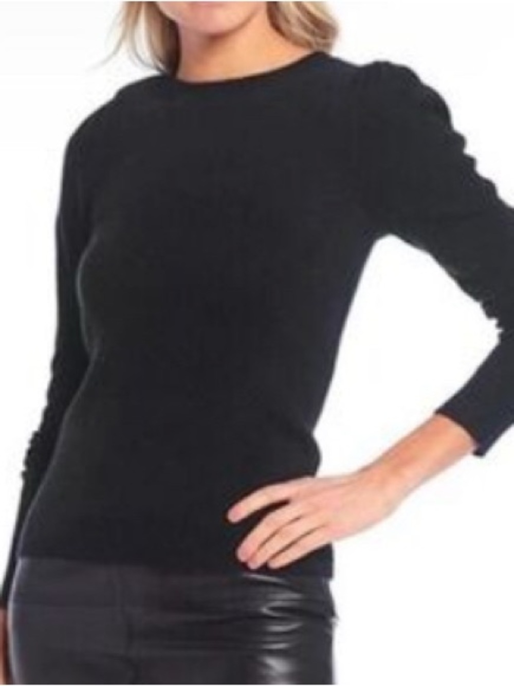 NWT Antonio Melani Cashmere Cameron Crewneck Sweater Knit Size XL